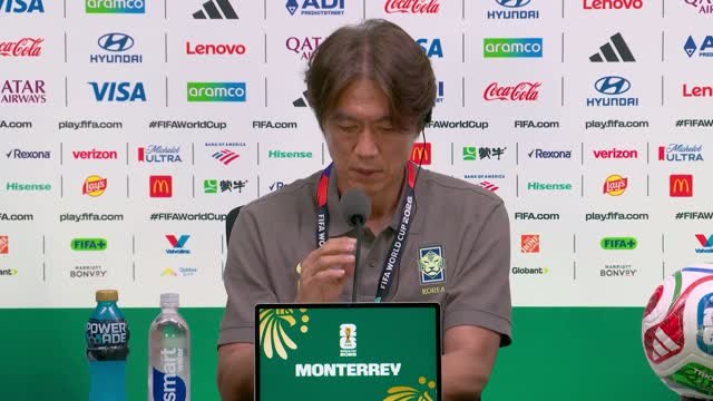 Corée du Sud - Hong : ''L’ambiance est un peu moins positive''