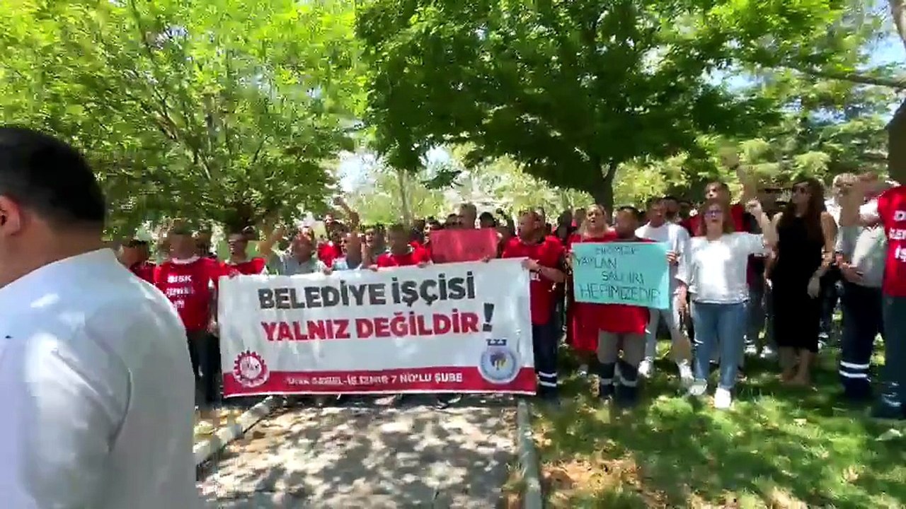 Bornova’da belediye işçisi saldırıya uğramıştı: DİSK’ten protesto geldi