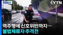 역주행에 신호위반까지...불법체류자 추격전 / YTN