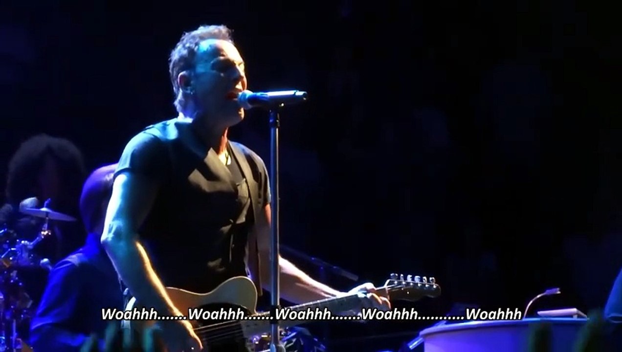 Bruce Springsteen - Paris 5.7.2012 - Something in the night - Lyrics Subita