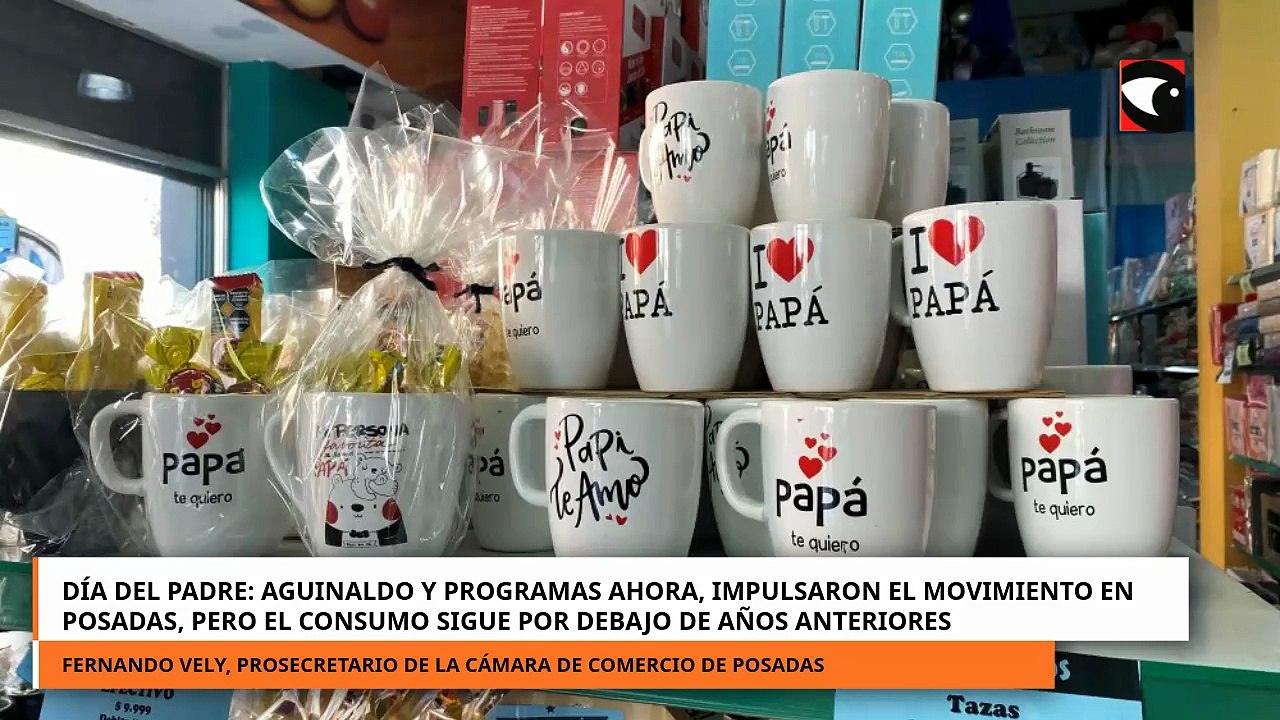 Día del padre aguinaldo y programas Ahora, impulsaron el movimiento en Posadas