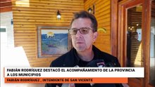 Fabián Rodríguez destacó el acompañamiento de la Provincia a los municipios