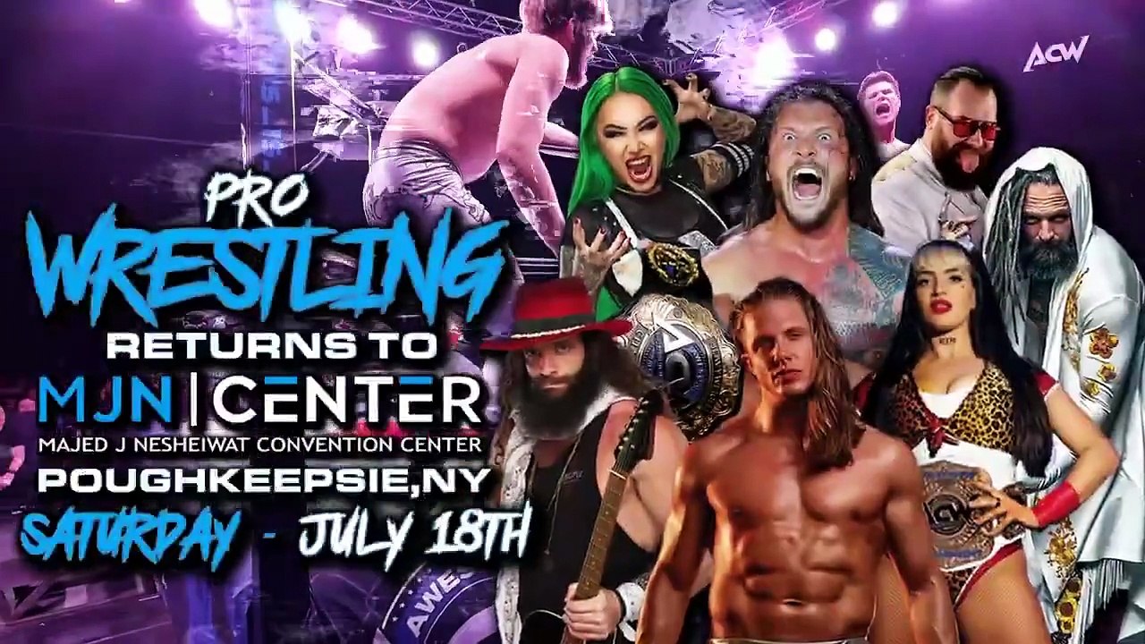 Awesome Championship Wrestling returns to #Poughkeepsie on July 18!