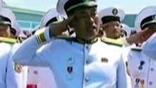 Corea del Norte inaugura el Choe Hyon su nuevo buque de guerra de 5.000 toneladas.