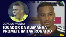 Jogador alemão promete imitar o "corte Cascão" de Ronaldo se vencer a Copa