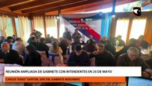Reunión ampliada de gabinete con intendentes en 25
