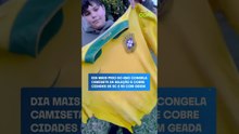 Dia mais frio do ano congela camiseta da Seleção e cobre cidades de SC e RS com geada