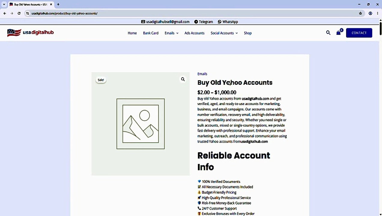 Guide to Buying Old Yahoo Accounts in Best 10 Sites