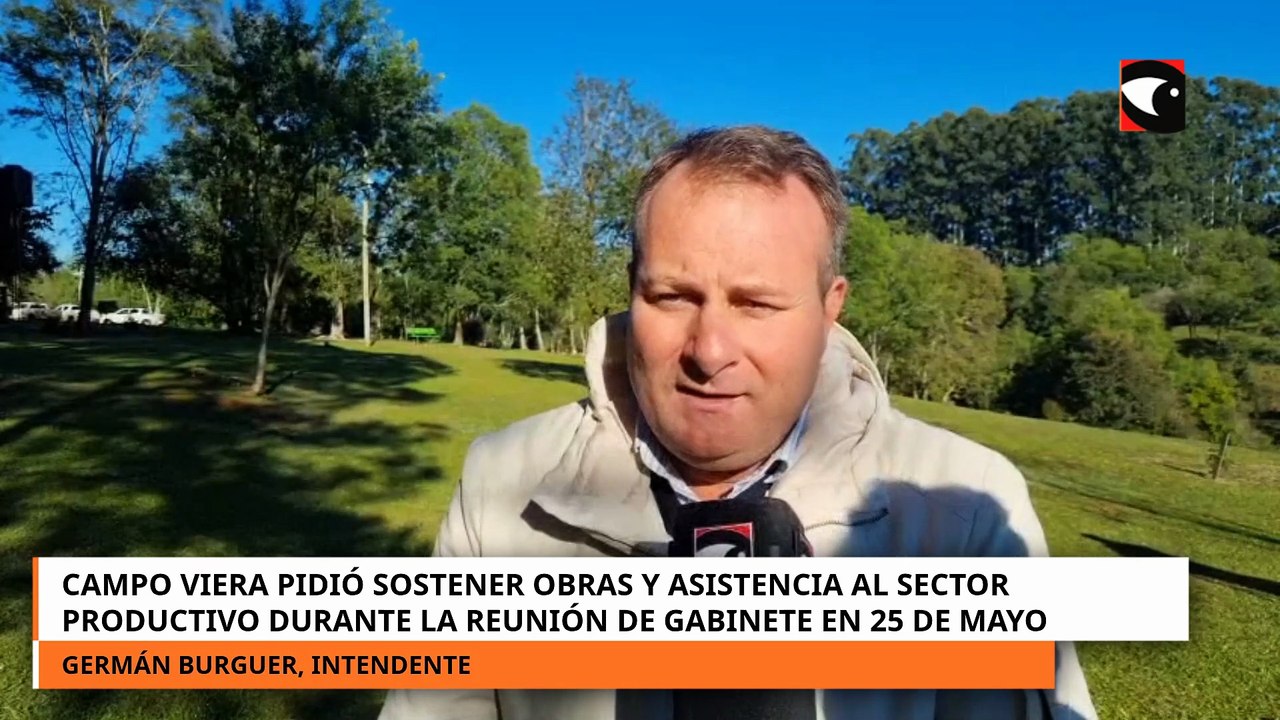 Campo Viera pidió sostener obras y asistencia al sector productivo durante la reunión de gabinete en