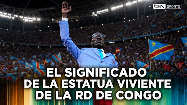 DR Congo vs. Colombia: el significado detrás de la aparición de la estatua viviente en el estadio