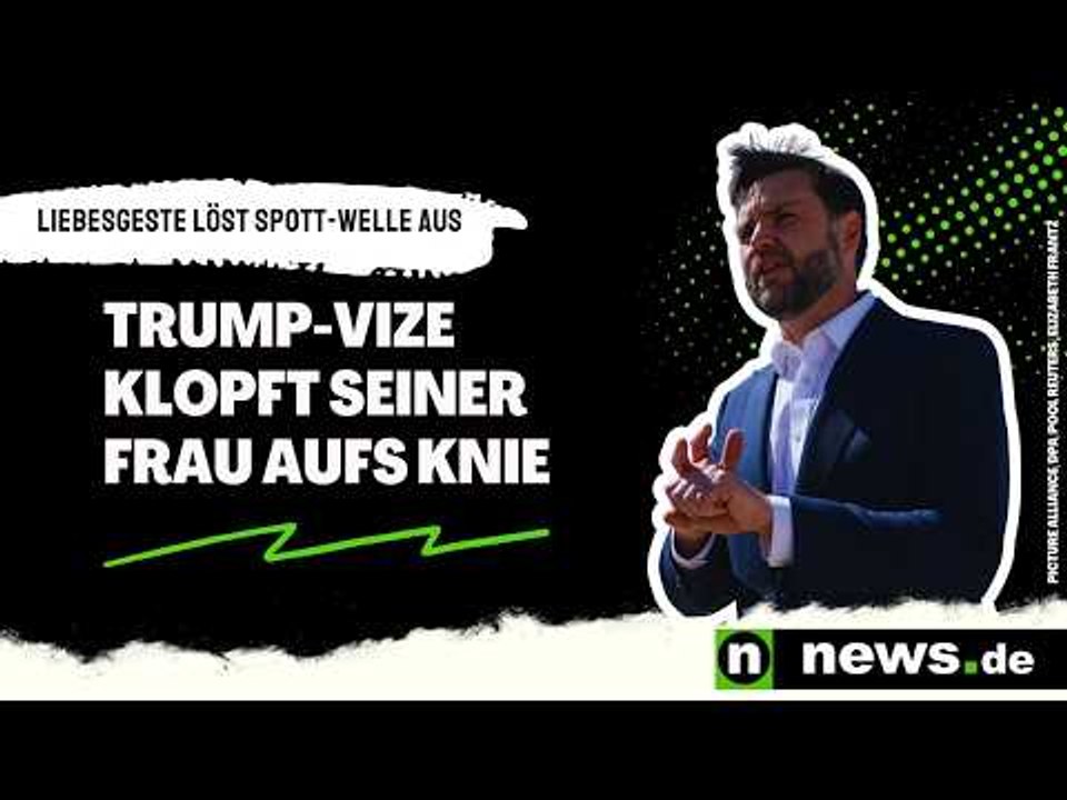 JD Vance: Trump-Vize klopft seiner Frau aufs Knie – Liebesgeste löst Spott-Welle aus