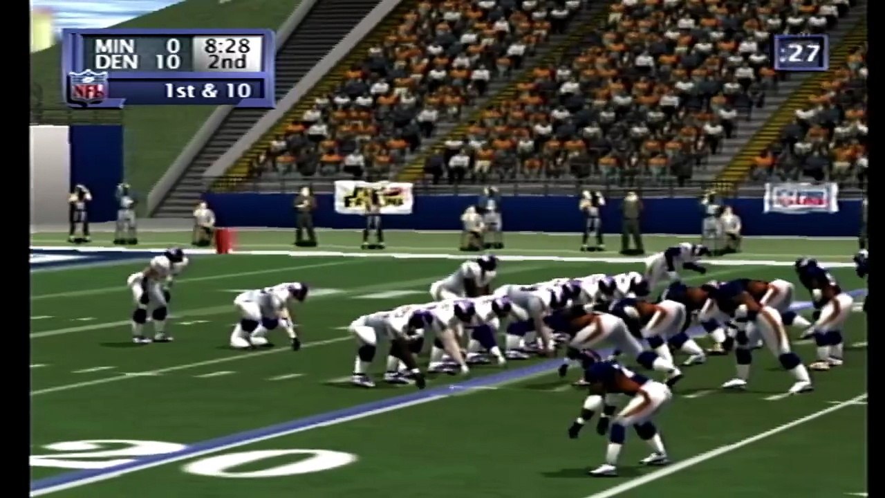 NFL 2K1 Broncos vs Vikings