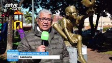 Escultura é recolocada no Parque da Paz Nando Lorenzo após restauração