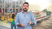 De la Morena: "Balearia cambia de bandera para cambiar las condiciones laborales de los trabajadores"