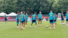 El PIQUE entre LAMINE y NICO tras una PATADA en el ENTRENAMIENTO | URUGUAY - ESPAÑA