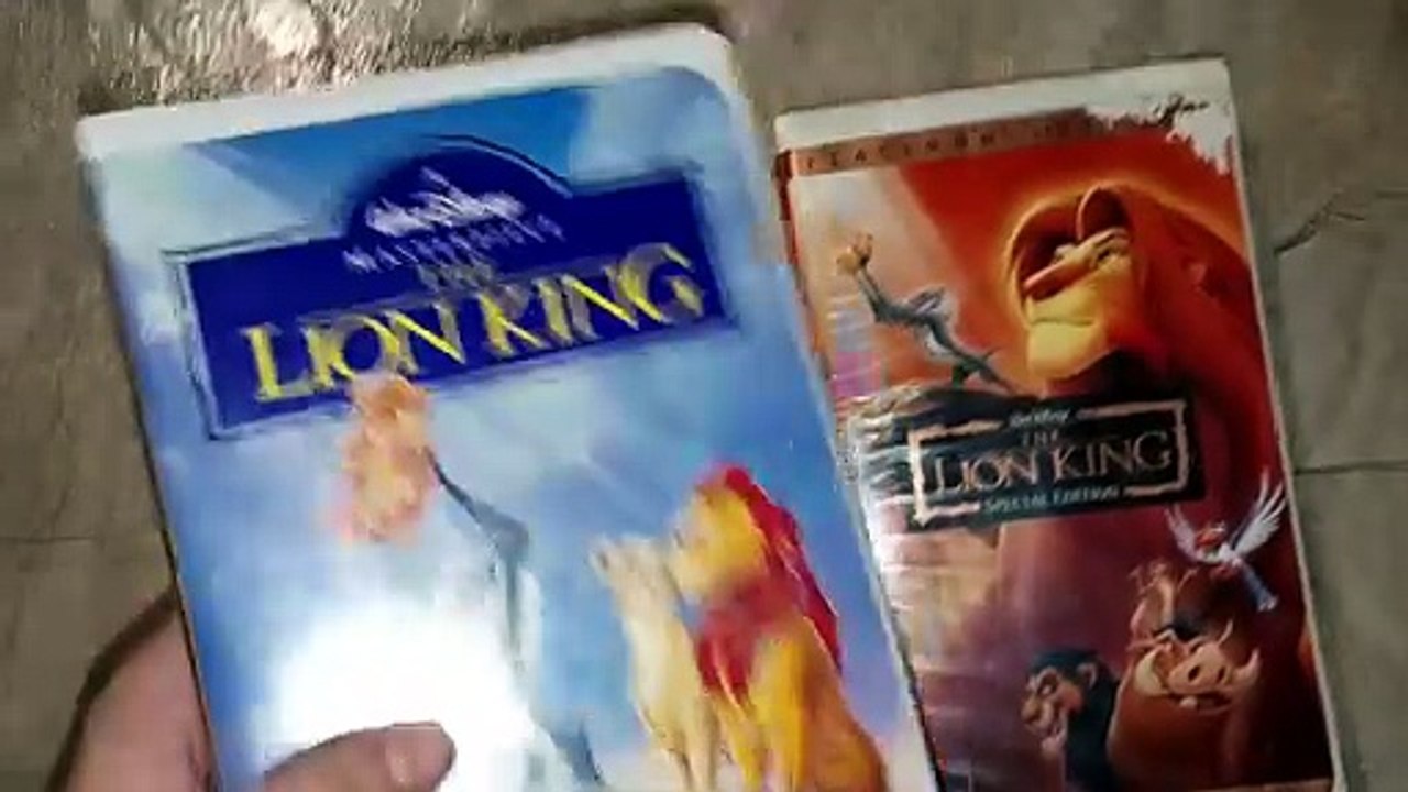 The Lion King 1995 & 2003 VHS Unboxing (32nd Anniversary)