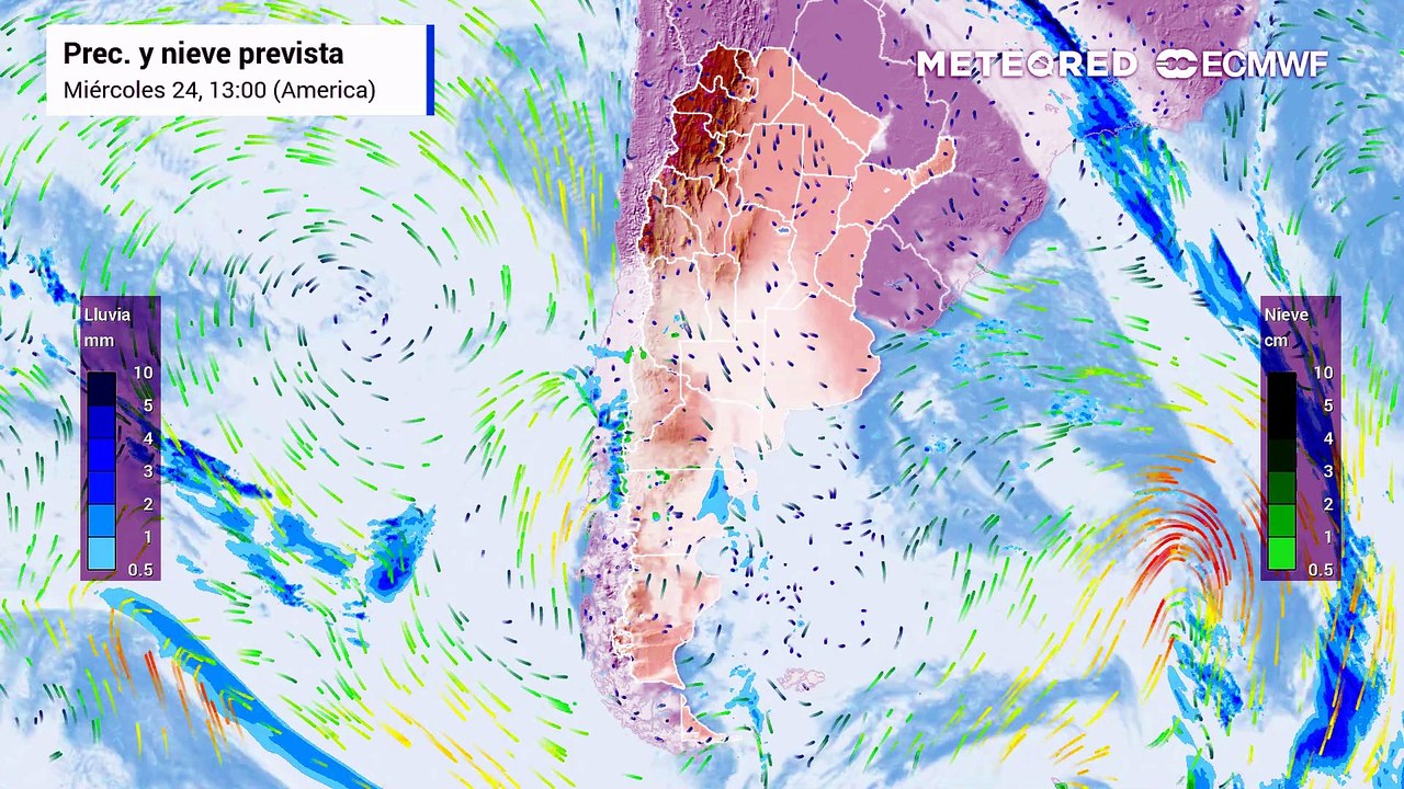 Heladas intensas, lluvias y nevadas durante los últimos días de junio en Argentina: estas son las provincias afectadas