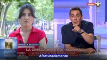 La podemita Bergerot amenaza al periodista Antonio Naranjo con echarlo de Telemadrid: "Se te va a acabar el chiringuito"