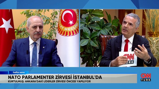 Türkiye Büyük Millet Meclisi Başkanı Numan Kurtulmuş, Hafta Sonu'nda gündeme ilişkin soruları yanıtladı