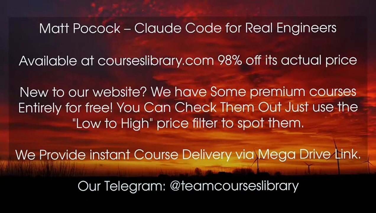 CoursesLibrary.com – Matt Pocock – Claude Code for Real Engineers