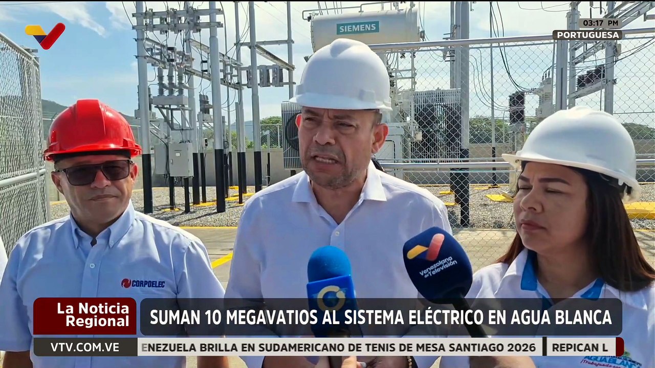 Sistema eléctrico en Agua Blanca sumará 10 megavatios para fortalecer el suministro en Portuguesa