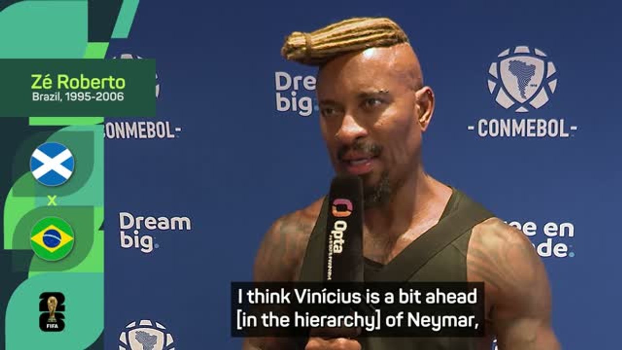 Ze Roberto backs Vinicius to shine like Messi and Mbappé