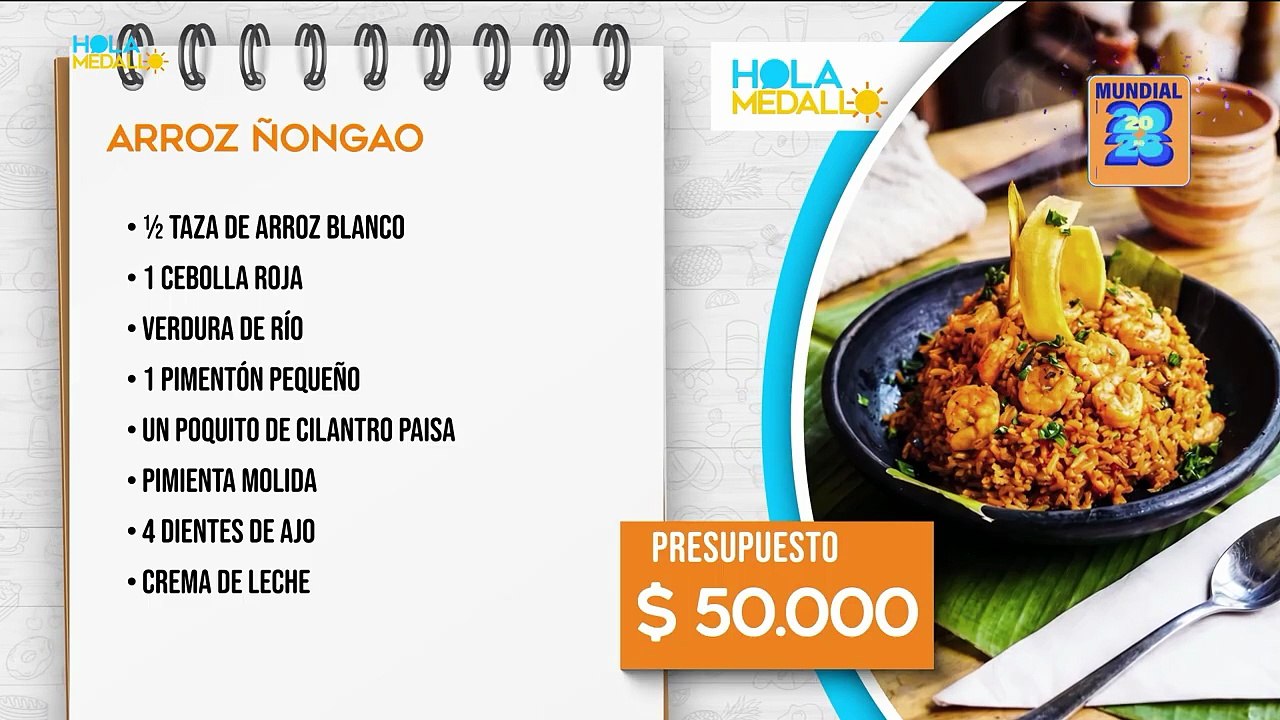 Receta de Arroz con mariscos del Pacífico  [Hola Medallo] Telemedellín