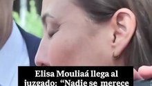 Elisa Mouliaá acude por fin a su citación judicial: "Nadie se merece un trato así."