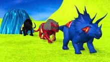 Teaser Bat Man T-Rex and iron man superman Dinosaur Color Pack with Brachiosaurus_thumnail