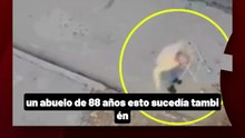 Indignación en Buenos Aires: un delincuente le robó el celular a un abuelo de 88 años que barría la vereda con su andador.