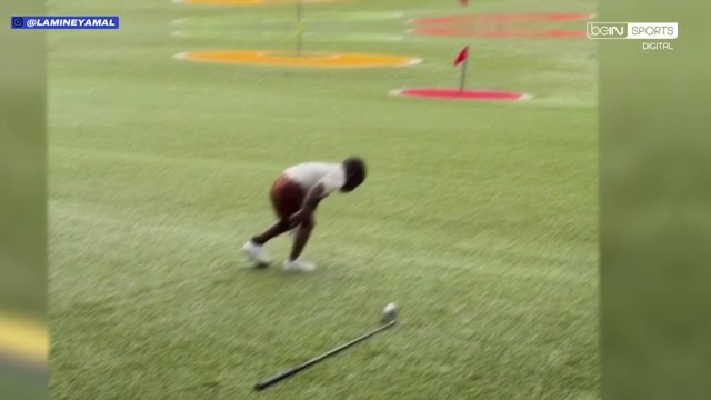Lamine Yamal’s brother escapes at a driving range and gets chased by security