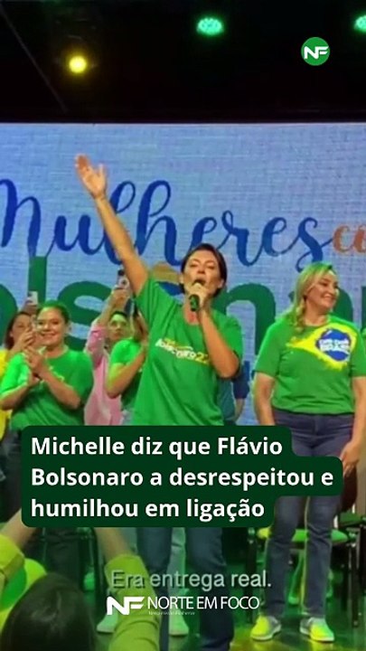 Michelle Bolsonaro acusa Flávio Bolsonaro de desrespeito em briga no PL