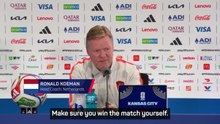'The most important thing is ourselves' - Koeman on Netherlands' Group F showdown