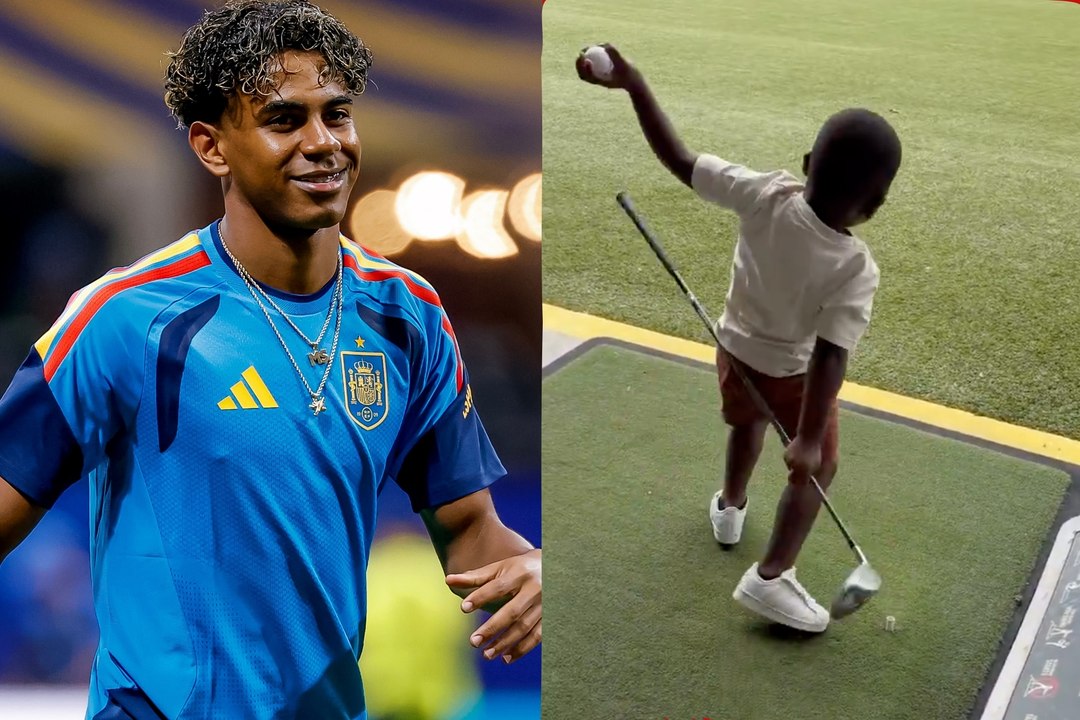 El hermano de Lamine Yamal desata el caos en un campo de práctica de golf