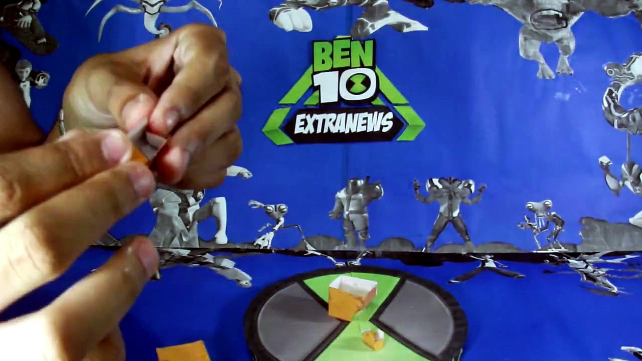 7 Tutorial- Papercraft do Besta, Insectóide, Ultra T e Diamante- Ben 10 DA