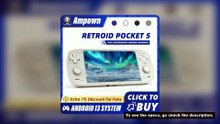 Retroid Pocket 5 Handheld Game Console 5.5'' AMOLED Screen Android13 Joystick RGB Lighting Effect Ac