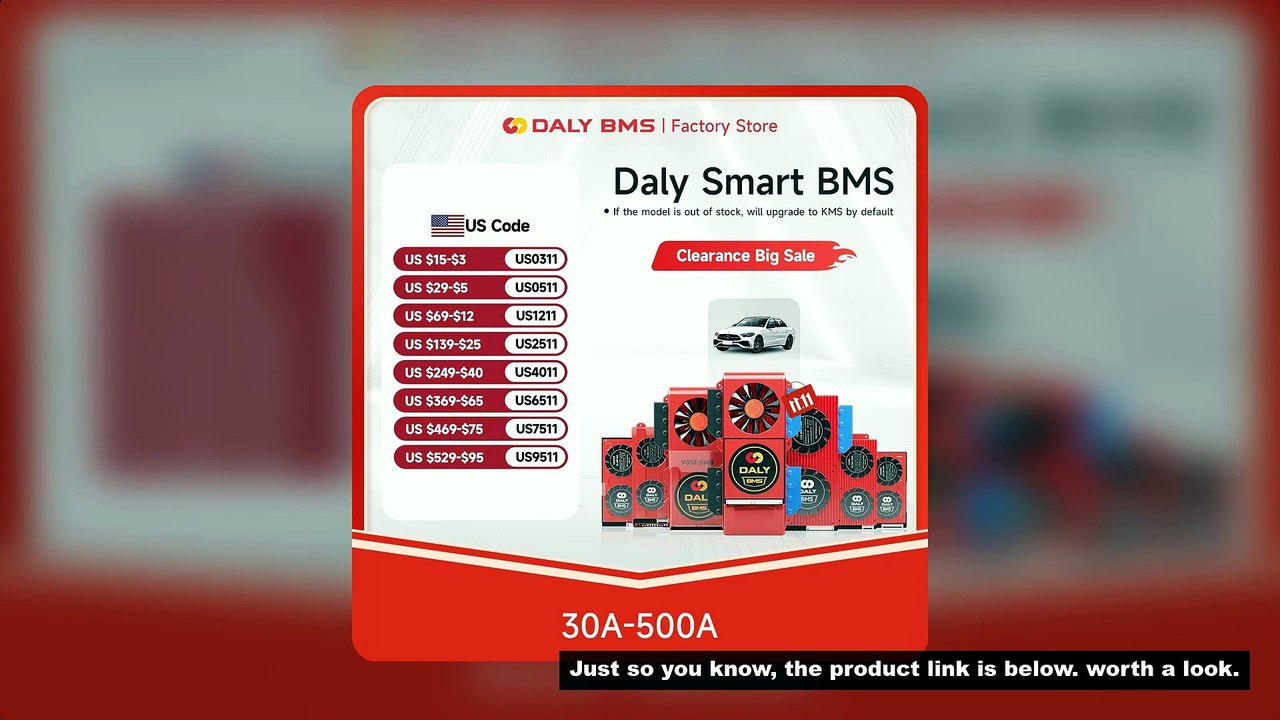 Daly Smart LifePO4 BMS 4S 12V 16S 48v 24V 36V 60V 72V 20S 80A 3S 7S 8S 10S 12S 13S 24S RS485 CANBUS