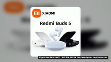 Xiaomi Redmi Buds 5 Earphone 46dB Active Noise Cancellation Bluetooth 5.3 TWS ANC Headset 40h Long B