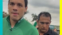 Julio César Chávez asiste al Estadio Azteca para apoyar a la Selección Mexicana en el partido del Tri