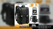 K&F CONCEPT Photography Professional Camera Backpack Outdoor Travel Bag Can Carry tripod  Ergonomic