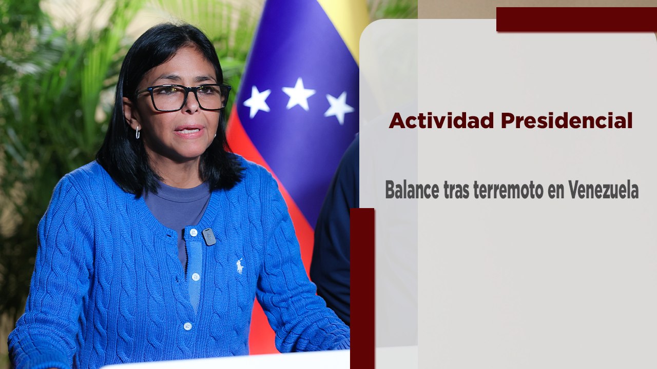 Presidenta (E) se dirige al país para ofrecer un balance tras el terremoto de magnitud 7,5