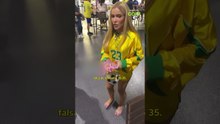 Karoline Lima deixa o estádio de chinelo e com 'meio pé para fora' #shorts