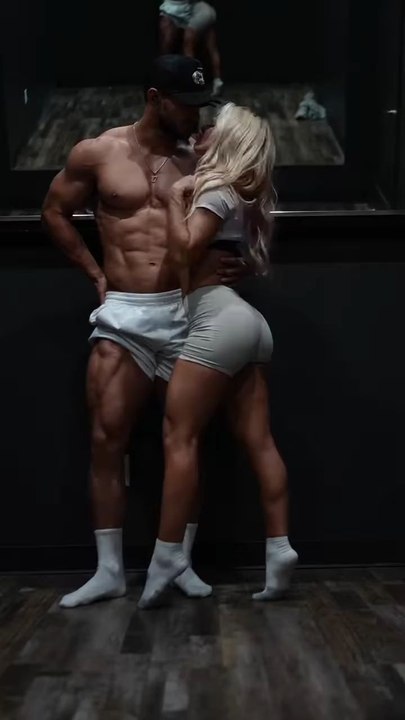 Gym posing