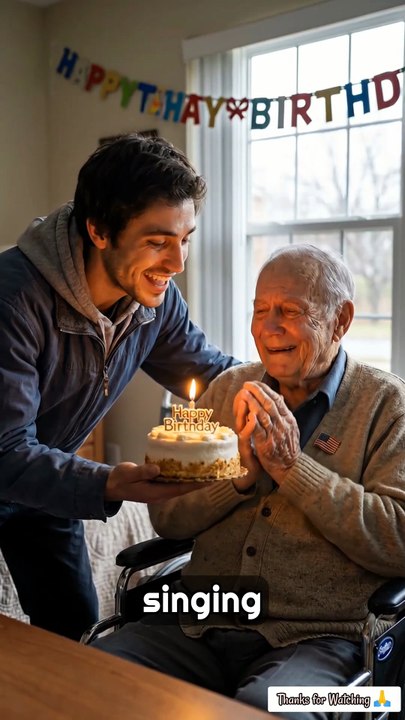 He Sang Happy Birthday To A Lonely Veteran… One Year Later, He Inherited $500,000 😭🎖️ #LifeLessons