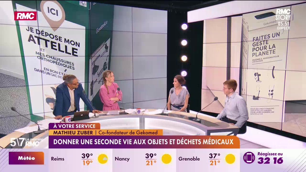 Gautier Corbineau et Mathieu Zuber à votre service : Une start-up qui donne une seconde vie aux objets et déchets médicaux - 25/06