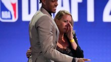 La reacción de Baba Miller tras ser seleccionado por los Clippers en el Draft NBA 