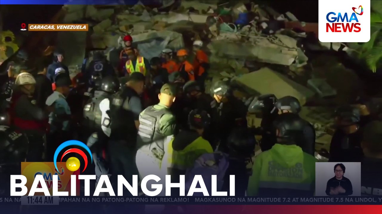 Magnitude 7.5 at 7.2 na lindol, yumanig sa magkaibang bahagi ng Venezuela | Balitanghali
