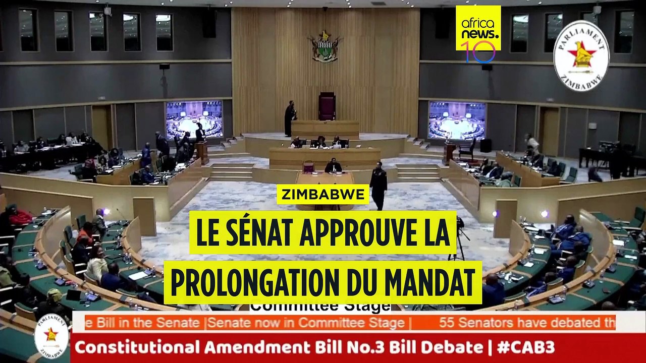 Zimbabwe : le Sénat approuve la prolongation du mandat présidentiel