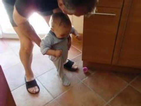 Gaël joue au foot (22 juin 2008)