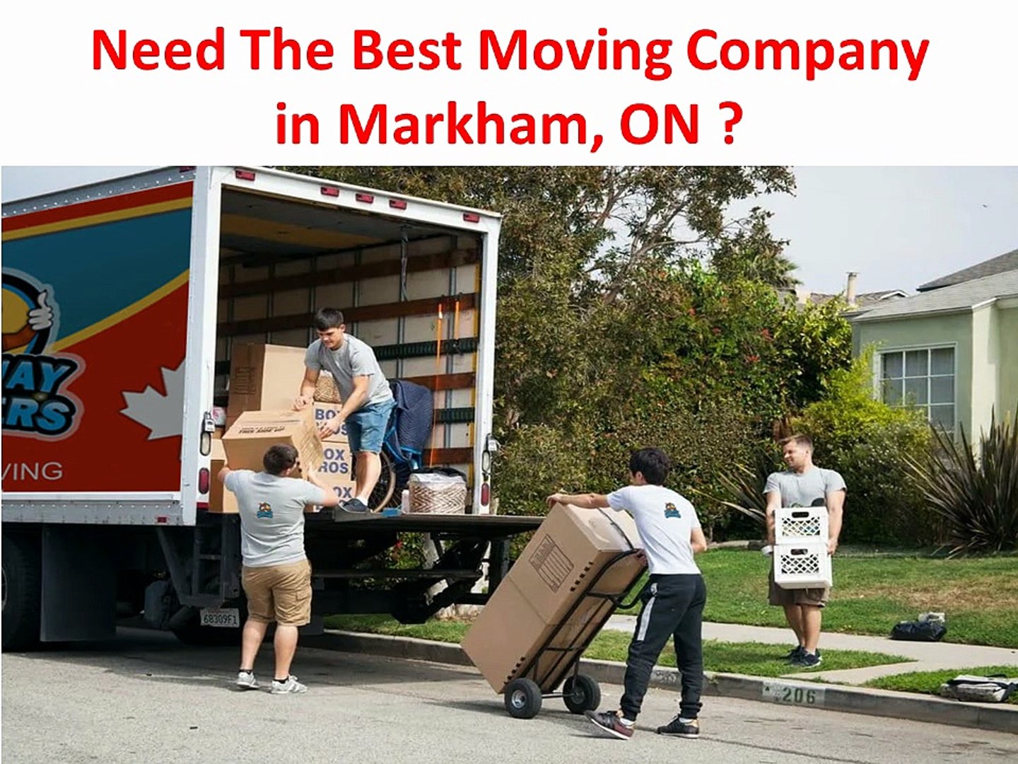 ⁣Ecoway Movers : Top-Rated Moving Company in Markham, ON